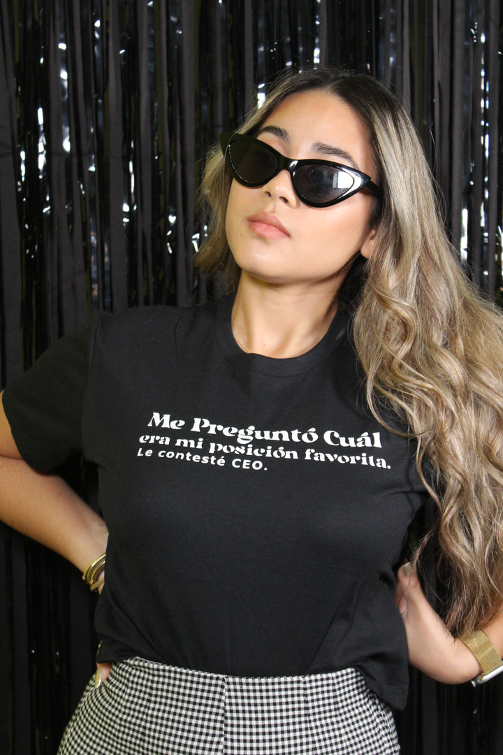 Me preguntó posición favorita. Contesté: CEO - Tee